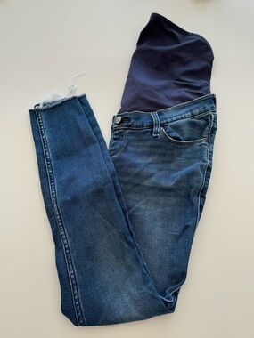 Abercrombie & Fitch Dark Blue Skinny Maternity Jean Leggings